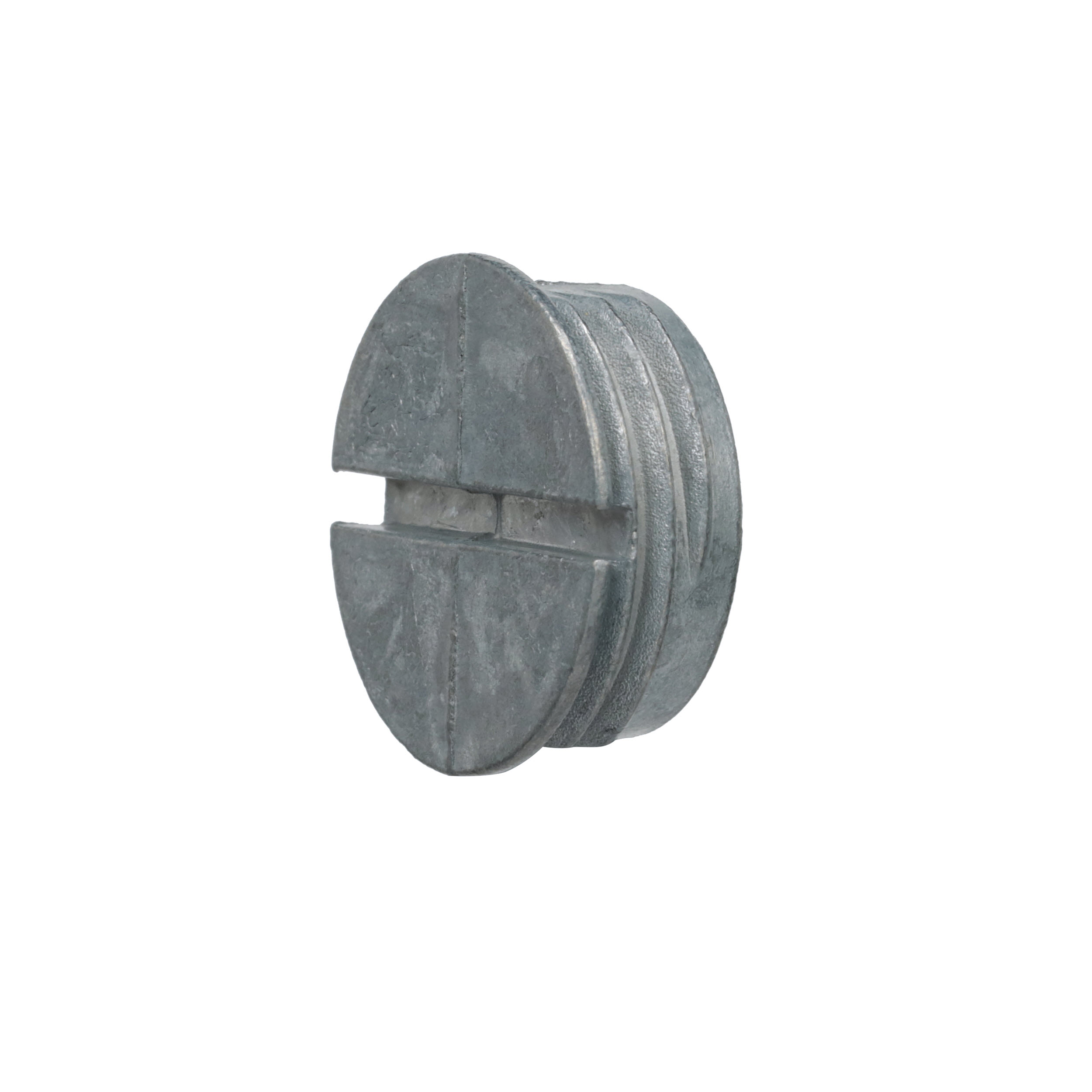 1/2 In. NPT Metallic Gray Weatherproof Closure Plug, 4-Pack