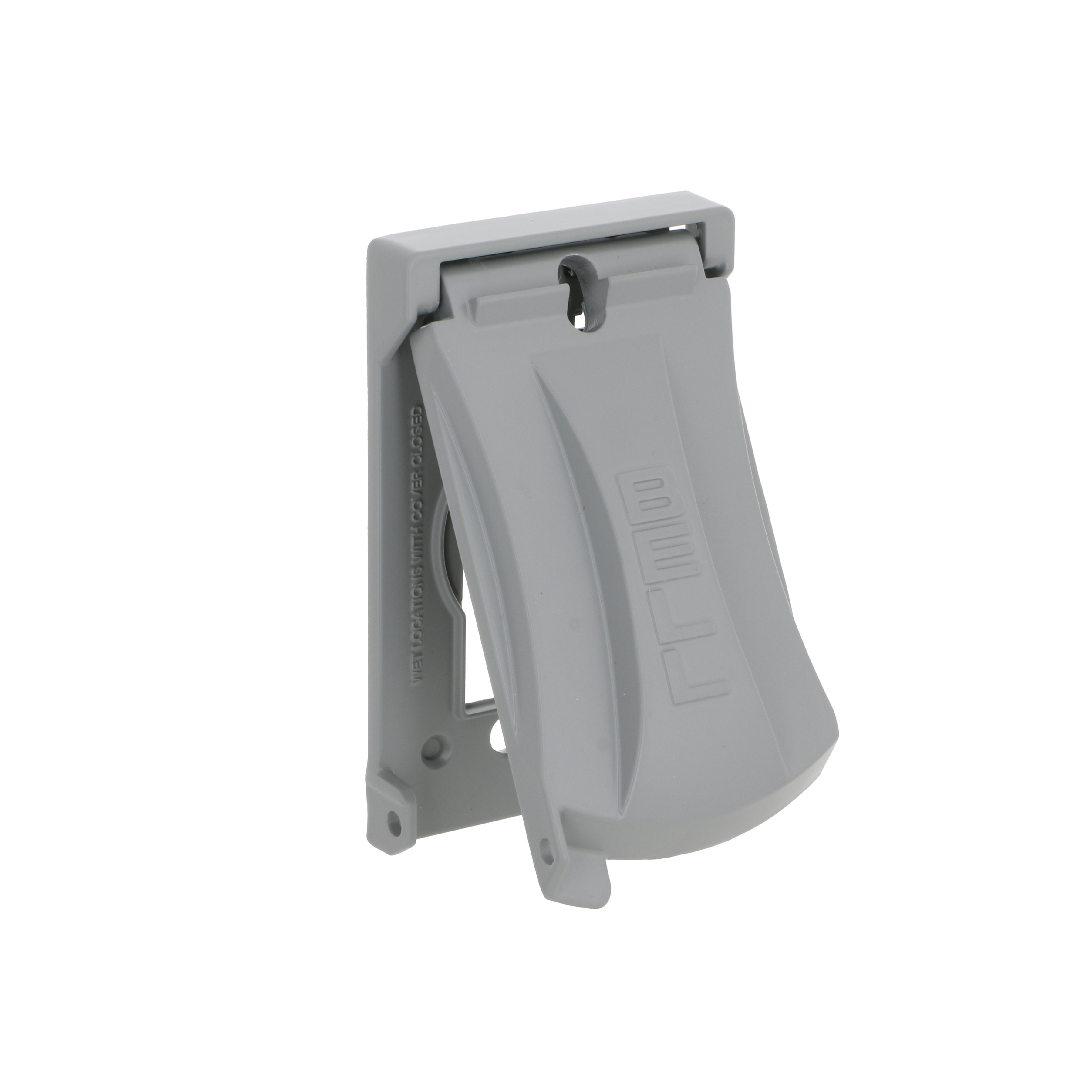 1-Gang Flip Weatherproof Cover, Vertical/Horizontal, 12-in-1