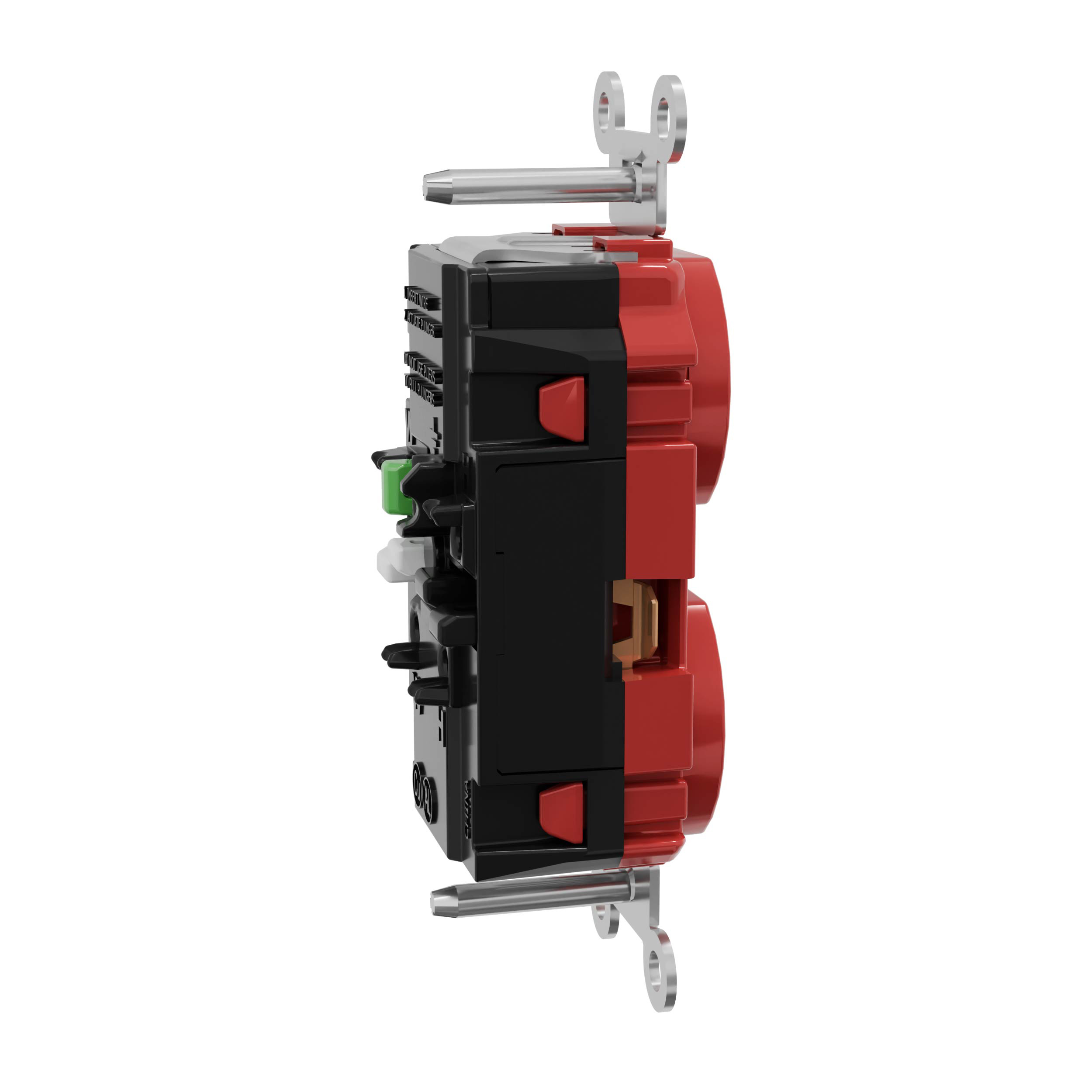 EdgeConnect™, Duplex Receptacle, 20A 125V, 5-20R, Screwless EdgeConnect™, Duplex Receptacle, 20A 125V, 5-20R, Screwless