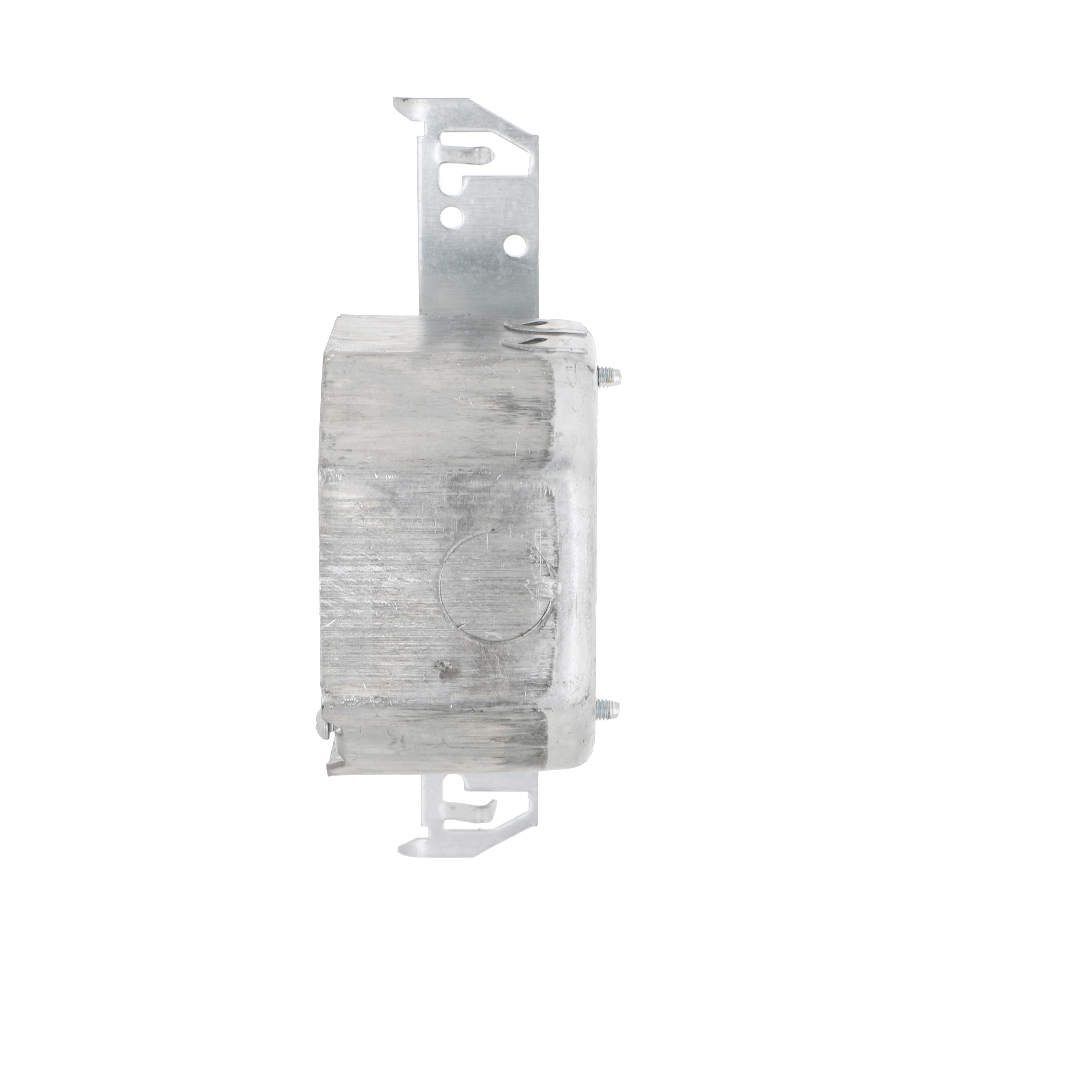 4 in. Octagon Box, Drawn, 2-1/8 in. Deep with NMSC Clamps