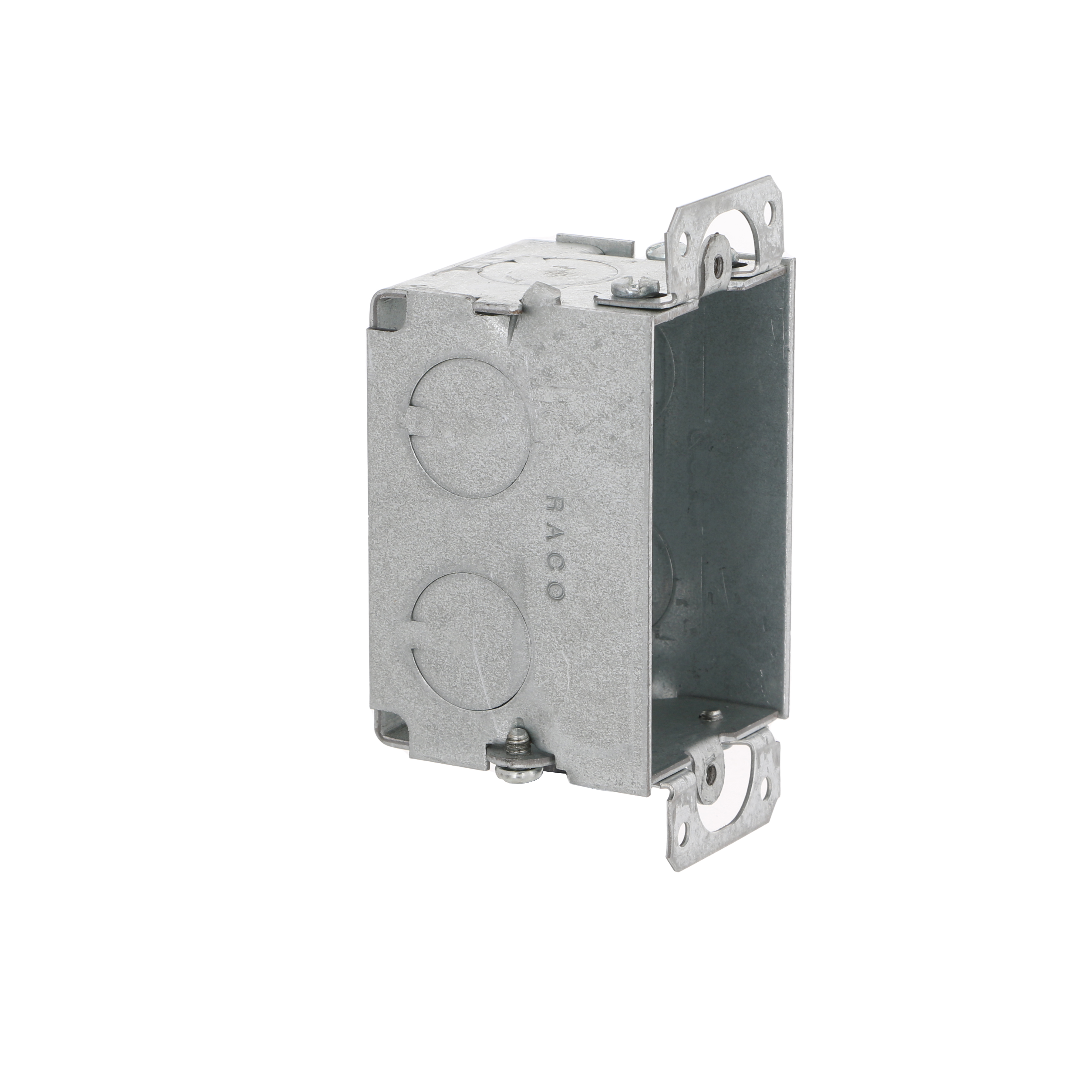 3 in. x 2 in. Switch Box, Gangable, 2 in. Deep, Eight 1/2 in