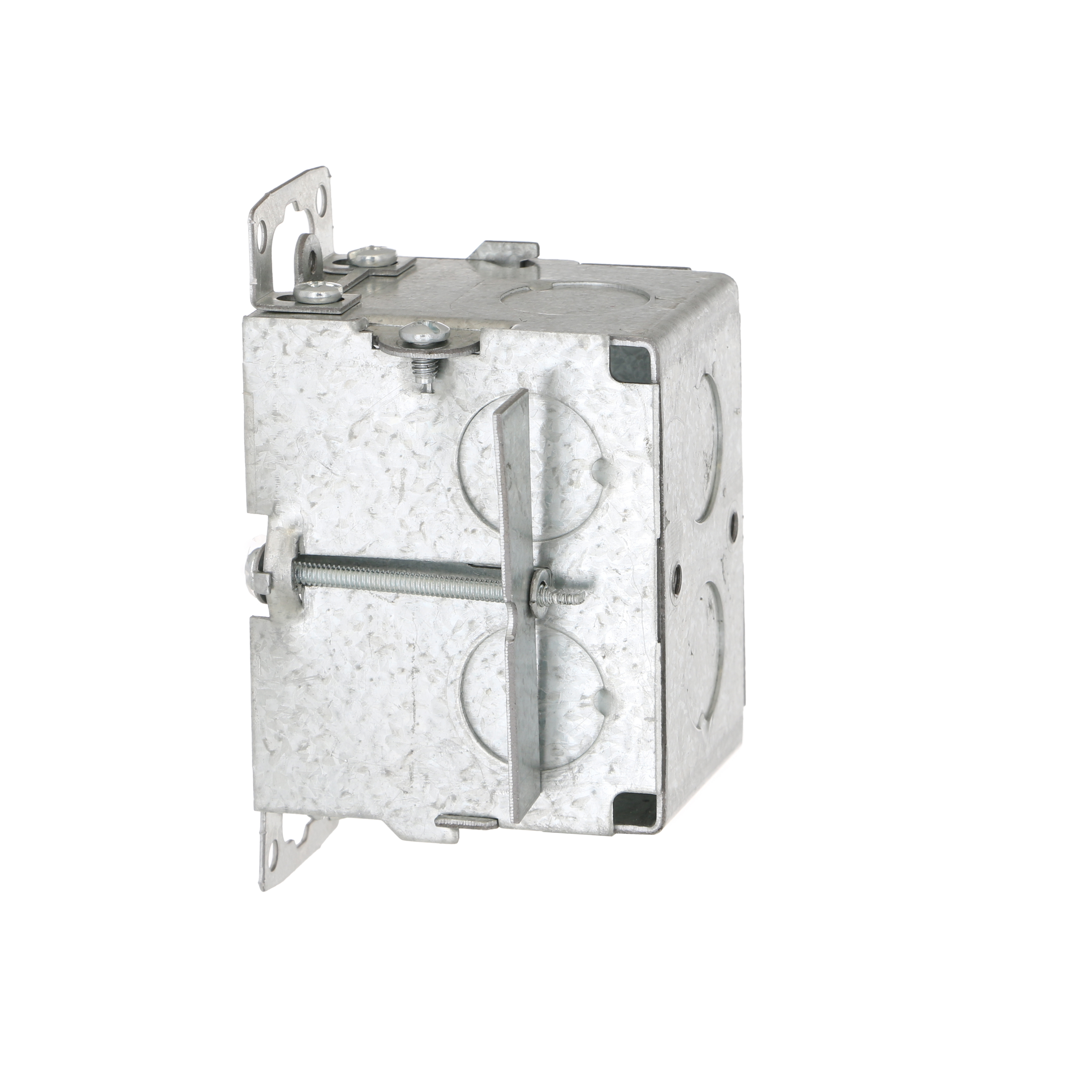 3 in. x 2 in. Switch Box, Gangable, 2-1/2 in. Deep, Four 1/2