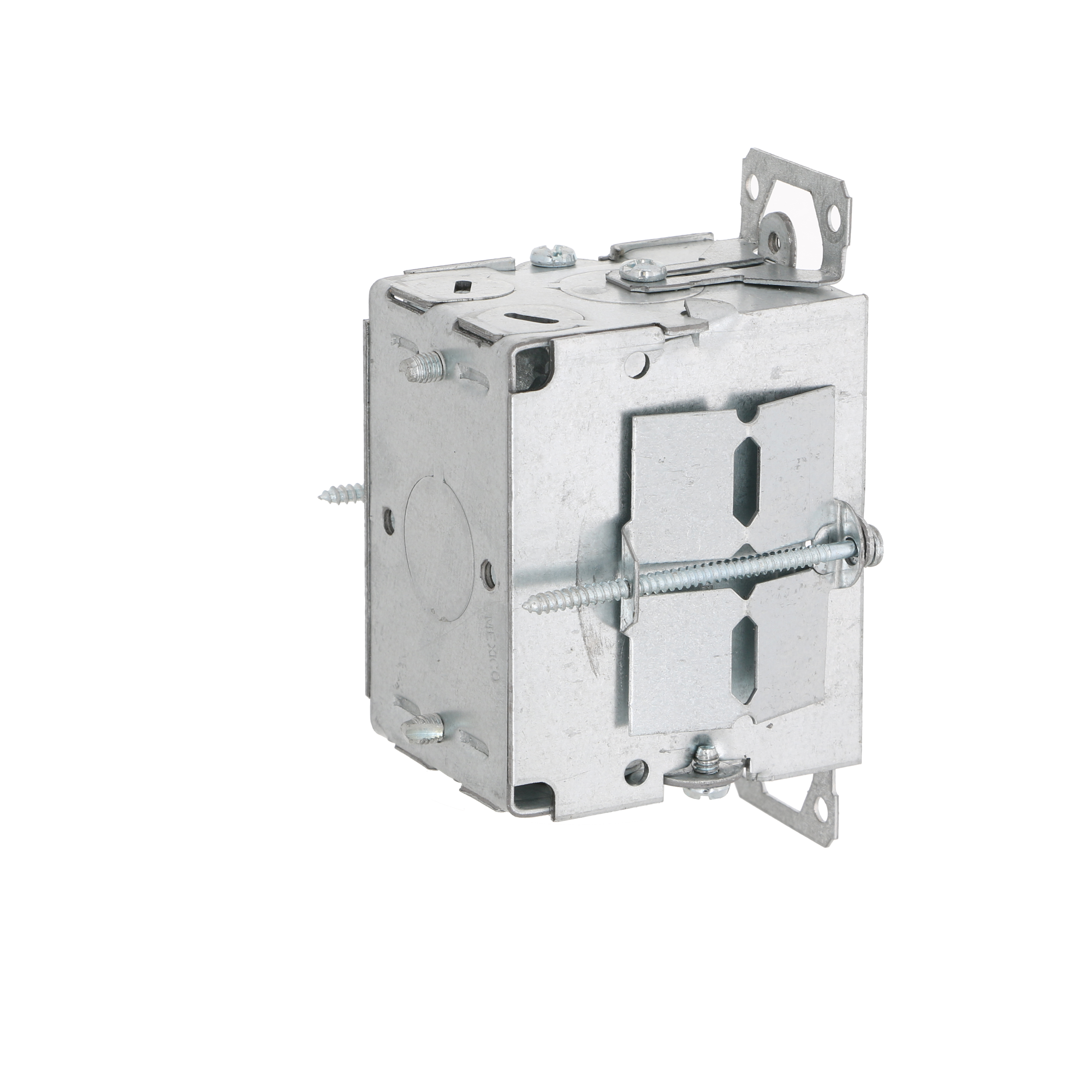 3 in. x 2 in. Switch Box, Gangable, 2-1/2 in. Deep, One 1/2 3 in. x 2 in. Switch Box, Gangable, 2-1/2 in. Deep, One 1/2