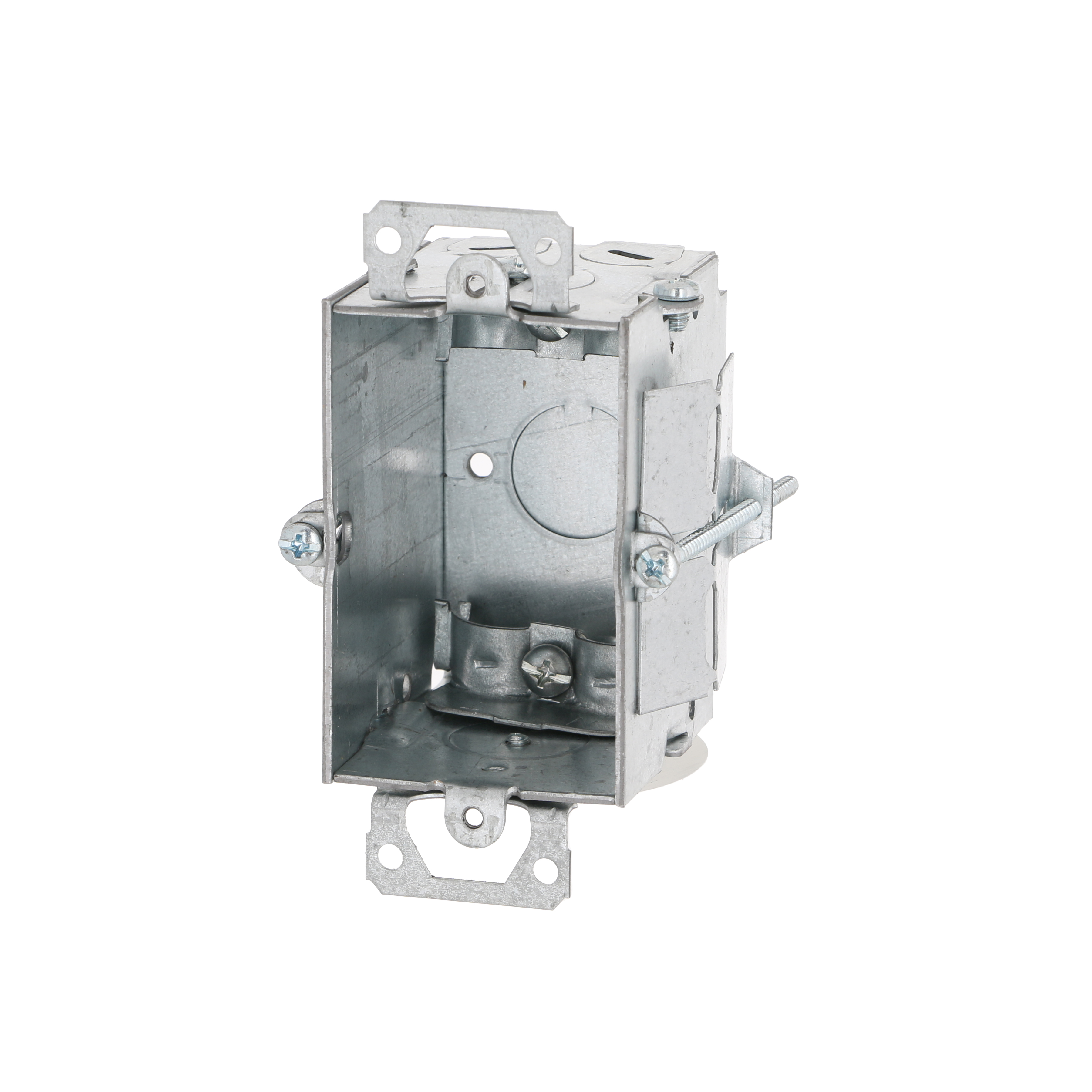 3 in. x 2 in. Switch Box, Gangable, 2-1/2 in. Deep, One 1/2 3 in. x 2 in. Switch Box, Gangable, 2-1/2 in. Deep, One 1/2