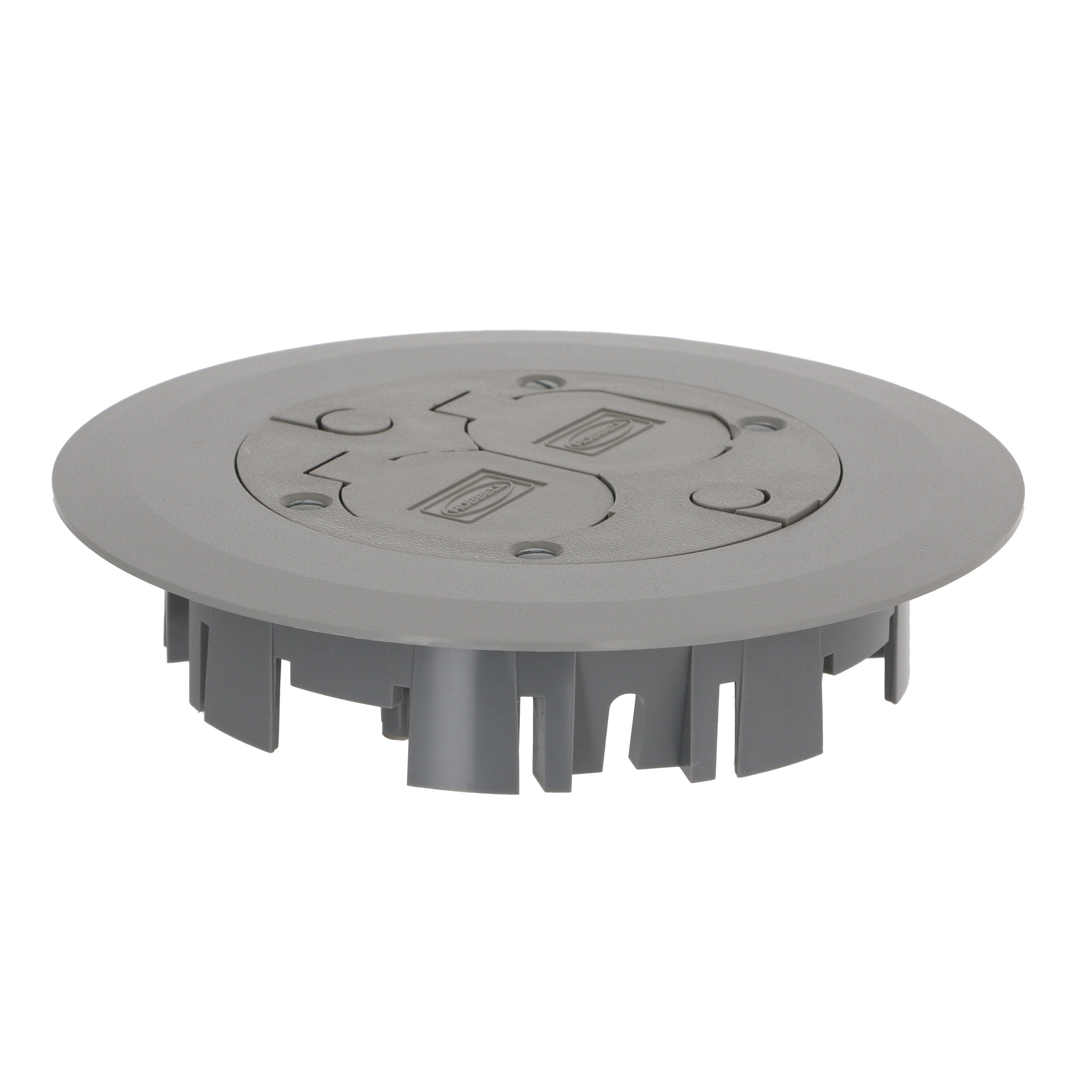 Nonmetallic Round Floor Box Cover Kit with 2 Lift Lids for Nonmetallic Round Floor Box Cover Kit with 2 Lift Lids for