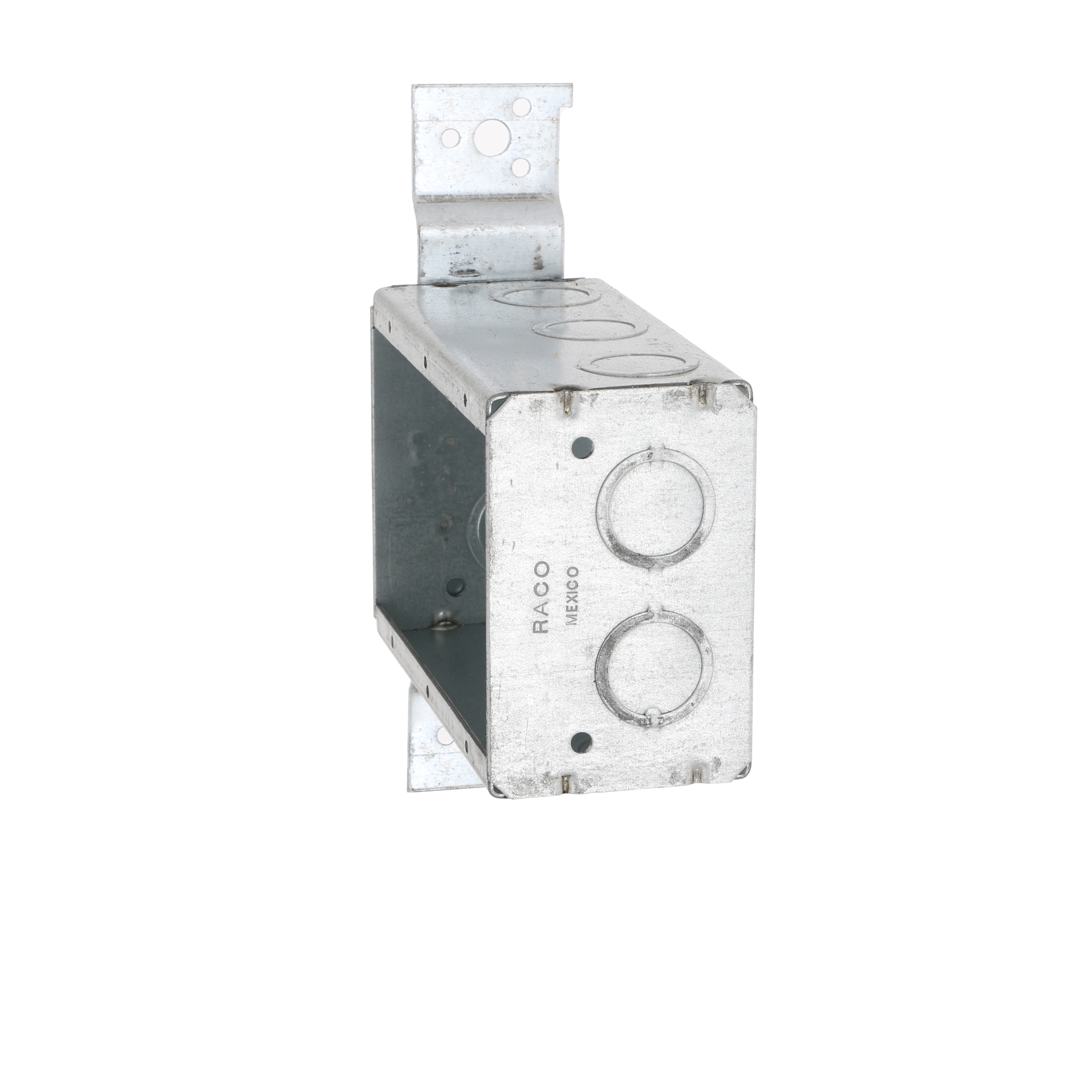 3-Gang Switch Box, Welded, 2-1/2 in Deep, Eleven 1/2