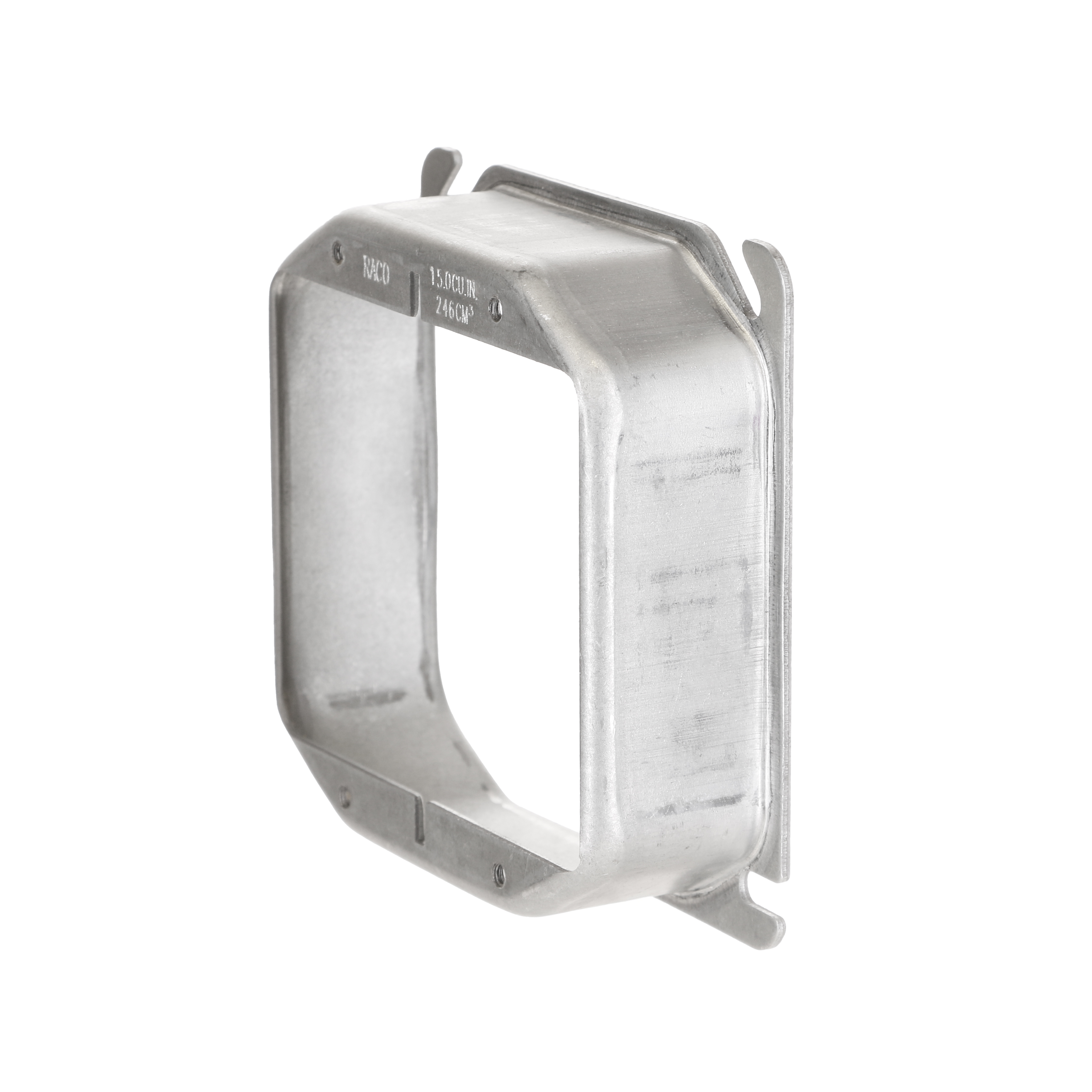 4 in. Square Cover, 2-Device, 1-1/4 in. Raised | 781 | Raco
