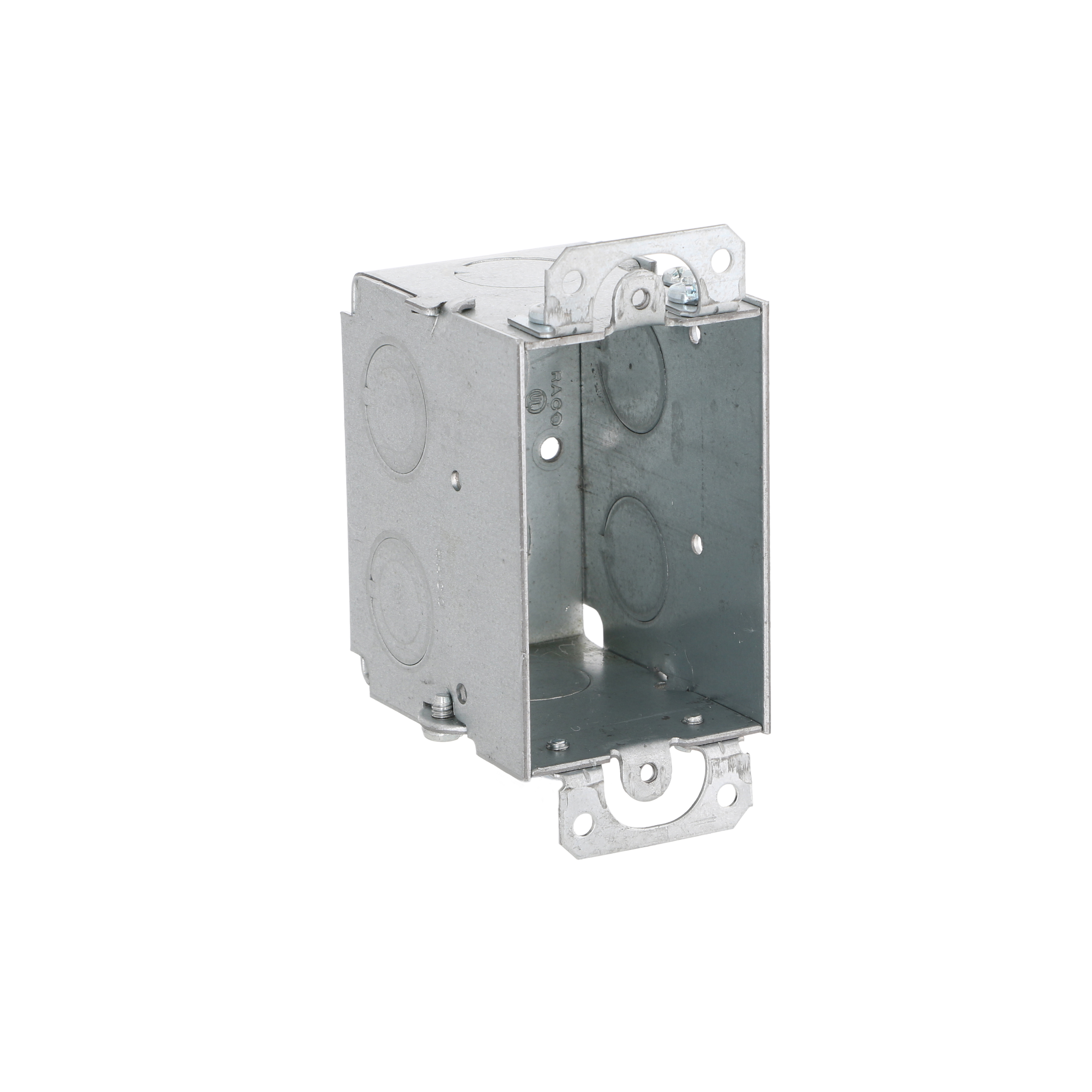 3 in. x 2 in. Switch Box, Gangable, 2 in. Deep, Eight 1/2 in 3 in. x 2 in. Switch Box, Gangable, 2 in. Deep, Eight 1/2 in