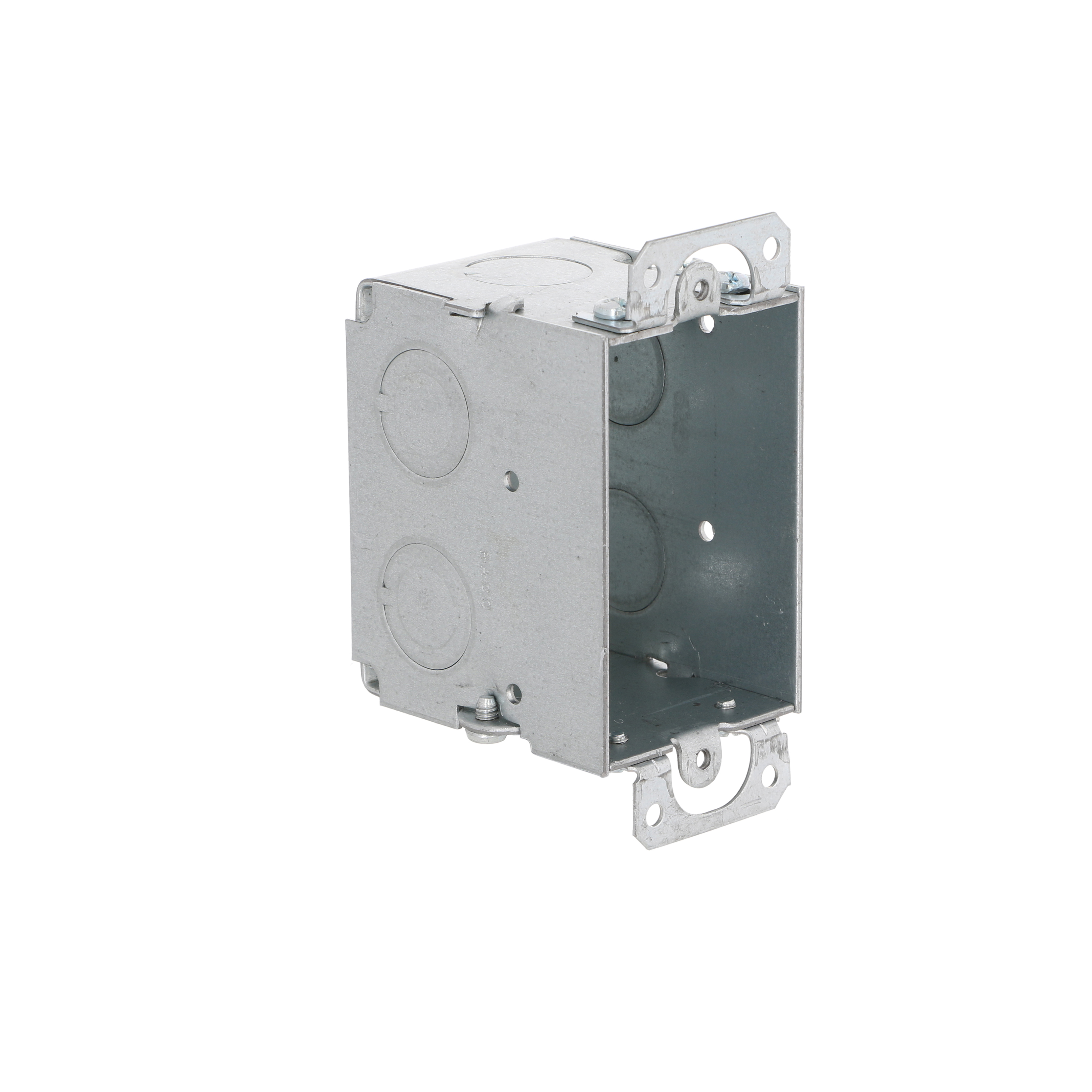 3 in. x 2 in. Switch Box, Gangable, 2 in. Deep, Eight 1/2 in