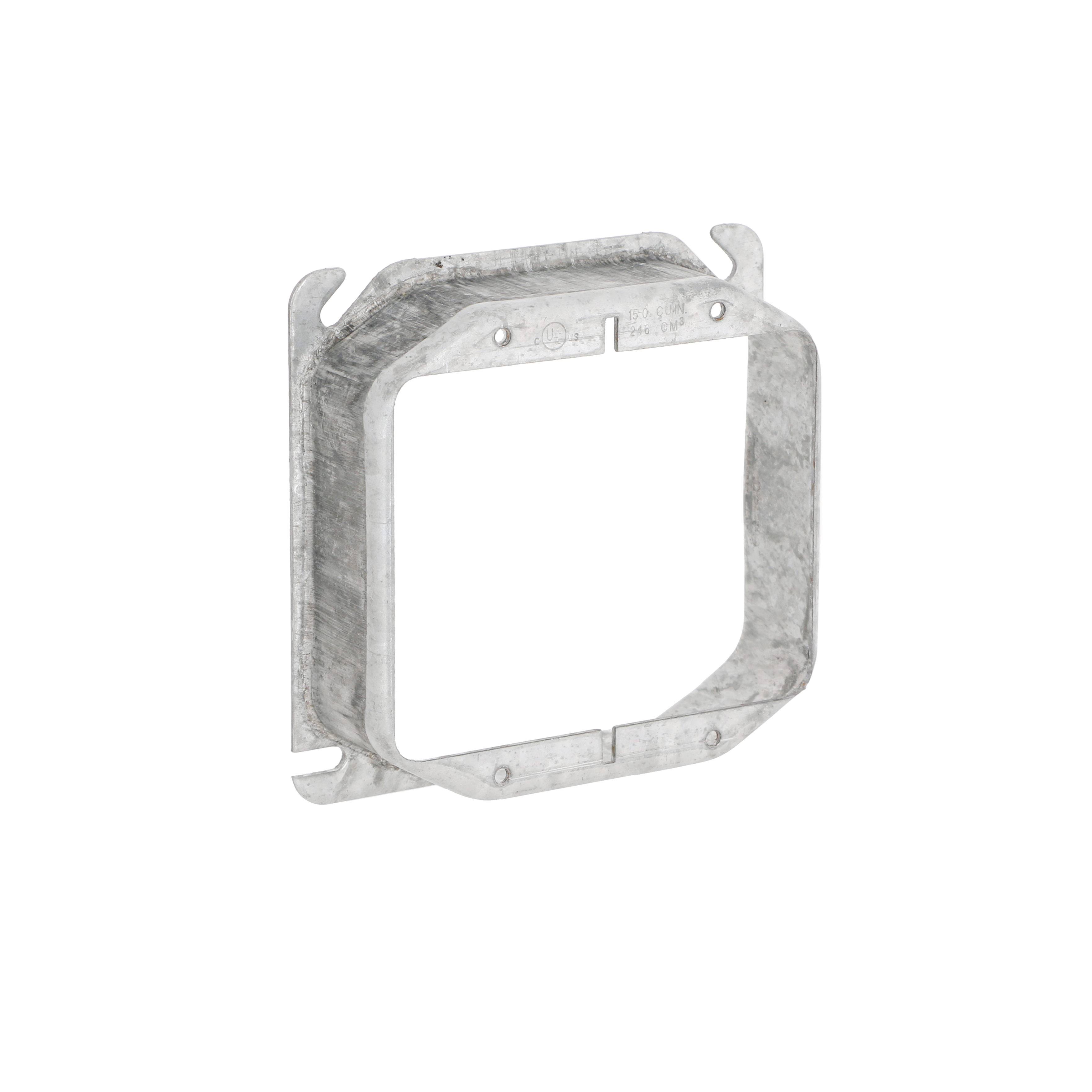4 in. Square Cover, 2-Device, 1-1/4 in. Raised | 781 | Raco