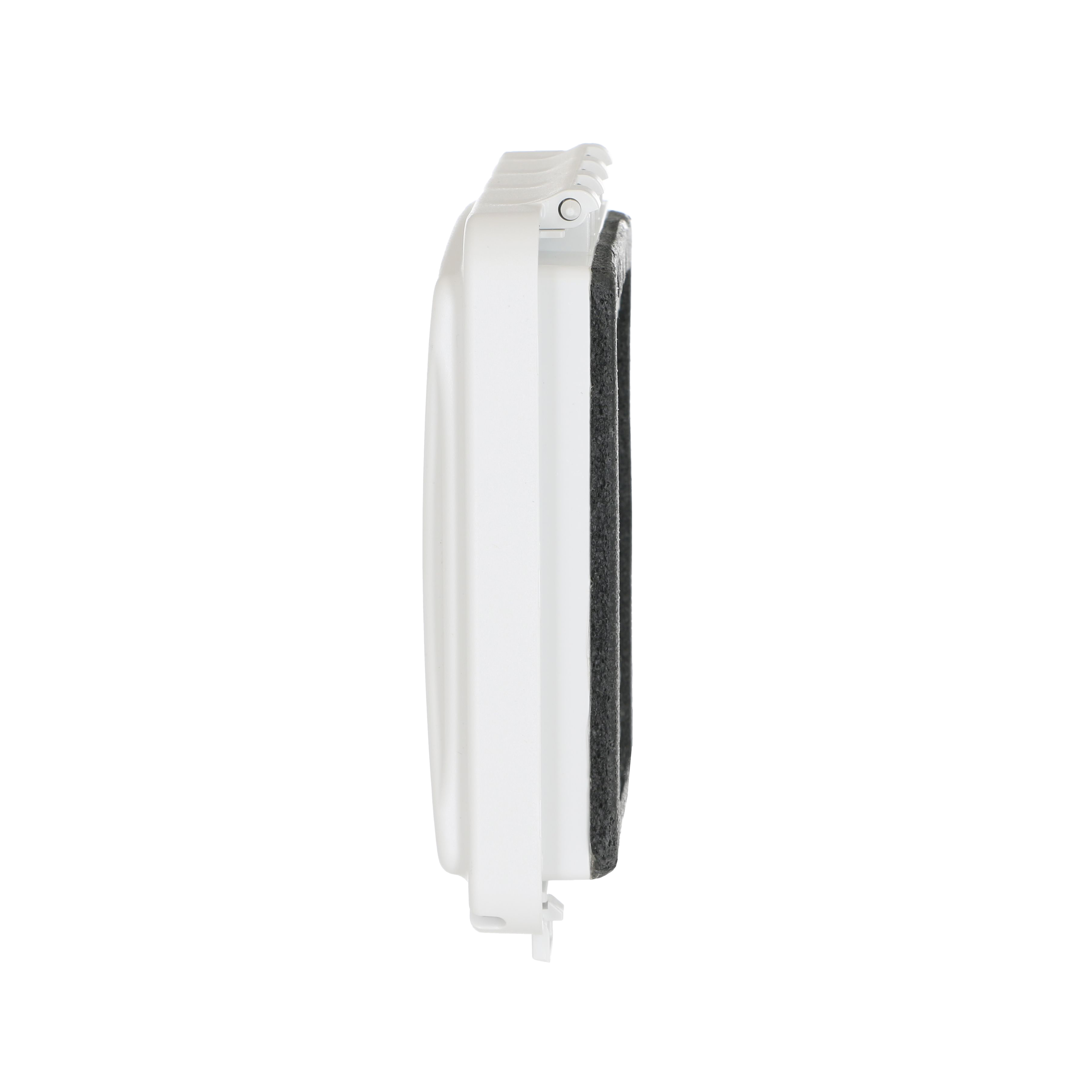 2-Gang Weatherproof Flip Cover, 55-in-1, Flat, White