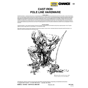 Cast Iron Pole Line Hardware (05A)