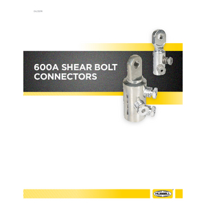 600A Shear Bolt Connectors Catalog (CA03065E)