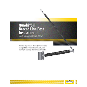 Quadri*Sil Braced Line Post Insulators Catalog (CA08051E)