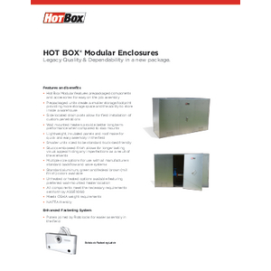 HBM8E Modular Aluminum, Heated, Insulated Enclosure | HK038118080