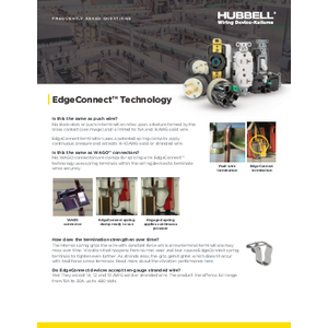 EdgeConnect™ Twist-Lock® Plug with Spring Termination, 30A EdgeConnect™ Twist-Lock® Plug with Spring Termination, 30A
