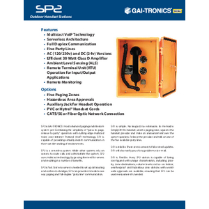 VoIP Plant Paging/Intercom Station | 925-144S200 | GAI-Tronics