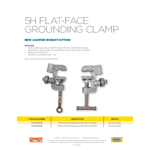 5H Flat Face Ground Clamp (SF09138E)