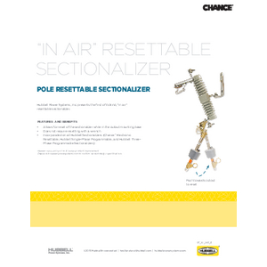 "In Air" Resettable Sectionalizer (SF10093E)