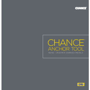 CHANCE Anchor Tool Inspection and Maintenance (TD06031E)