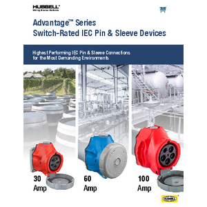 Advantage™ Series Switch-Rated IEC Pin & Sleeve Devices