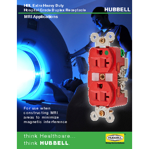 Straight Blade Devices, Receptacles, Duplex, Hospital Grade