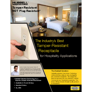 Tamper-Resistant Receptacles for Hospitality