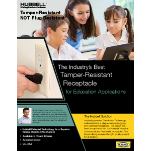 Tamper-Resistant Receptacles for Education
