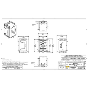 Single Gang Device Box, 2-1/2 In. Deep, 14.5 Cu. In., Cable