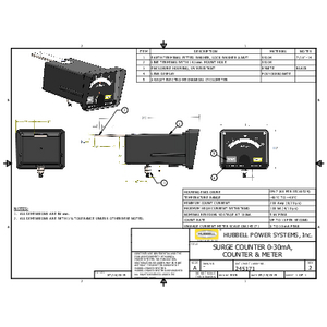 Surge Counter with Leakage Current Meter (Standard, 0-30 mA peak