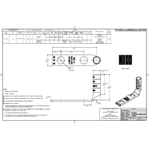 YA262N90, Compression Terminal, 2/0 AWG Cu, 2-Hole, 1/2