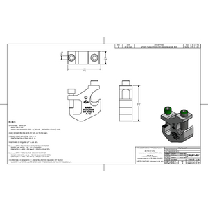 Burndy BTCGC250 Compression Connector – Brand New, No Box