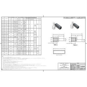 AYPO3/0, Compression Pin Adapter, 3/0 AWG, .37