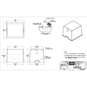 EZ3000 EZ Box, Unheated, Insulated Enclosure, Fiberglass