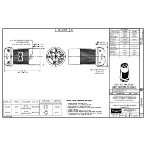 EdgeConnect™ Twist-Lock® Series, Female Connector Body, 30A