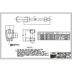 Anchor, PISA Rod, 1in X 7ft Tripleye, 1in threads | E1020053