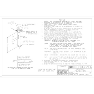 9-1/2" – 14" B.C. Lighting Foundation 8" X 60" (SA112-0566_B)