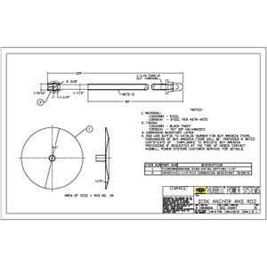 Disk Anchor And Rod (SA2000141)