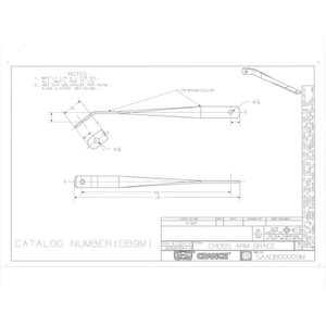 GUARD ARM BRACE, 18in LENGTH | DB9M1 | Hubbell Power Systems