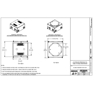 8/10-Gang Series, Mounting Plate, 1-Gang, (1) StyleLine
