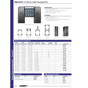 Cable Management, Max VerticalOrganizer, 6