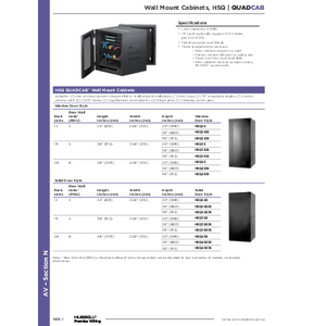 Cabinet Components, QUADCAB 36