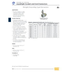 Connettore Elettrico Stagno Hubbell-Raco 3550-3 - Acciaio 90° Con Messa A Terra, 2-1/2" - 3