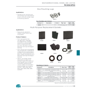 Weatherproof Box, Mounting Lugs And Screws | 5302-0 | Hubbell Canada