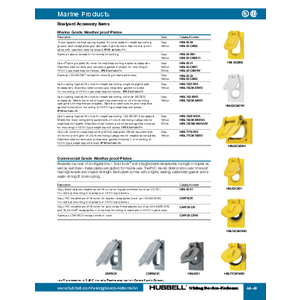 Wallplates and Boxes, Weatherproof Covers, 1-Gang, 1) 1.60 Wallplates and Boxes, Weatherproof Covers, 1-Gang, 1) 1.60