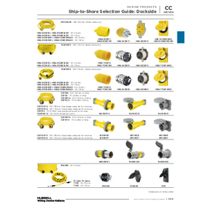 Locking Devices, Twist-Lock®, Marine Grade, Ship to Shore Cableset