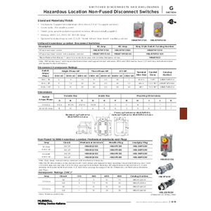 Interlocked Hazardous Location Receptacle, 30A 600V AC, 3-Pole 2
