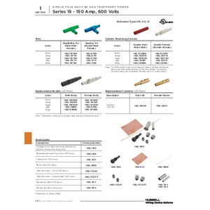 Single Pole Products, Accessory Kit, 150 Amp Series | HBL15PK