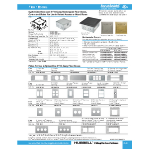 8/10-Gang Series, Mounting Plate, 1-Gang, (1) StyleLine 8/10-Gang Series, Mounting Plate, 1-Gang, (1) StyleLine