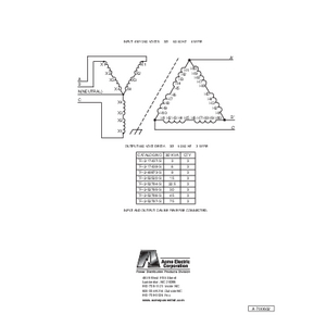 Low Voltage Distribution Transformer - Single Phase, 190/200